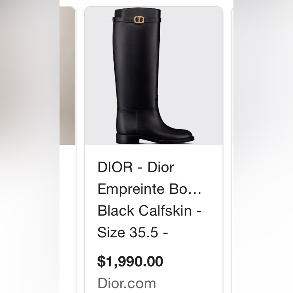 Dior Empreinte Boots - Picture 5 of 5